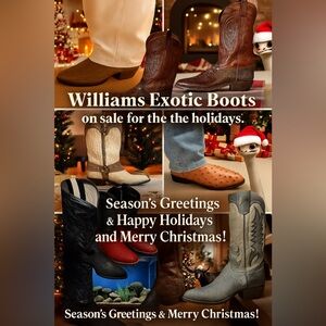 Dan Post Men’s 9D Exotic Leather Cowboy Boots – Christmas Gift Edition